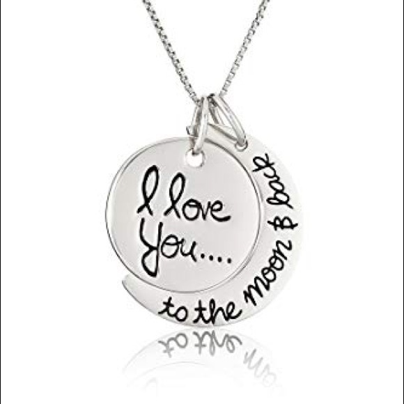 I Love You to the Moon and Back Necklace - Picture 2 of 6